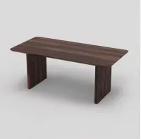 Crata Wooden 6 Seater Solid Wood Dining Set (Teak) - Solid Wood Dining Table