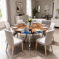 Family Tree - Epoxy Resin Dining Table