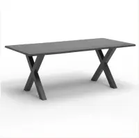 Koenka Wooden Dining Table Set 6 Seater in Live Edge (Medium Teak) - Solid Wood Dining Table