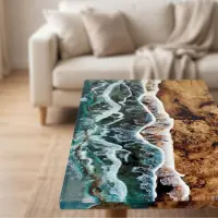 Poplar Wood End Epoxy Table