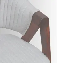 Parok Wooden Arm Upholstered Chair