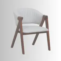 Parok Wooden Arm Upholstered Chair
