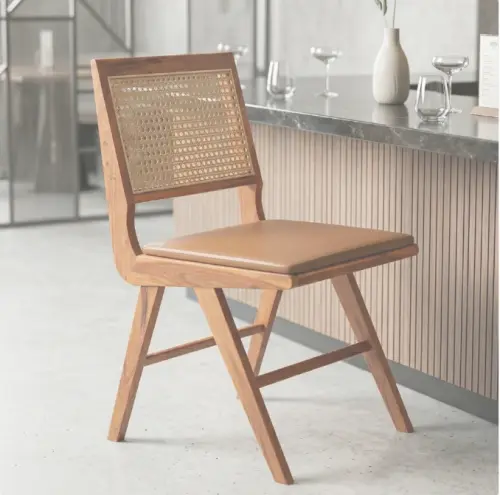 Baje Wooden Rattan Chair
