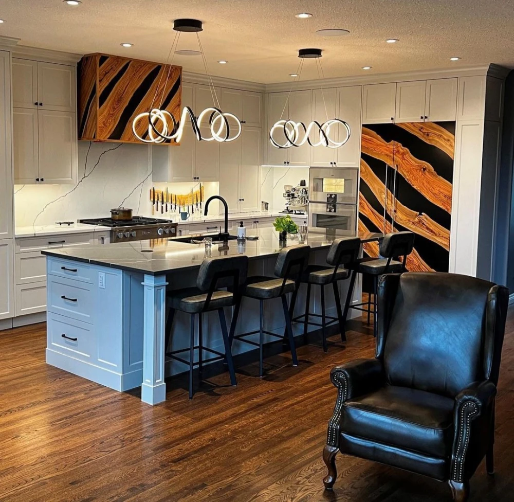 Resin and Wood Double Door - Doors