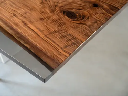 Live Edge Epoxy Resin Dining Table - Dining Table