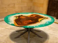 3D Galaxy Epoxy Resin Coffee Table - Coffee Tables