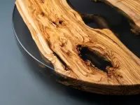 Compact Epoxy Resin Coffee Table - Coffee Tables