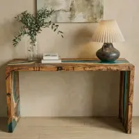 Walnut Undertow console table
