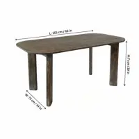 Solid Wood Dining Table 4 Seater Chair & With Bench - Solid Wood Dining Table