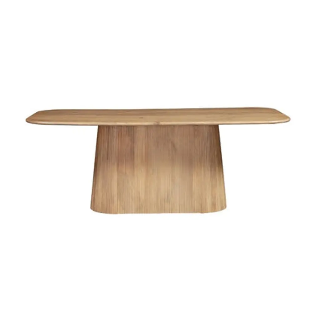 Austin Solid Wood Dining Table With 8 Seater Chair - Solid Wood Dining Table